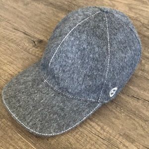 Gucci Grey Wool Baseball Cap